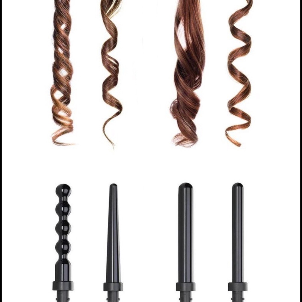 NuMe Lustrum 5-in-1 Curling Wand Attachments